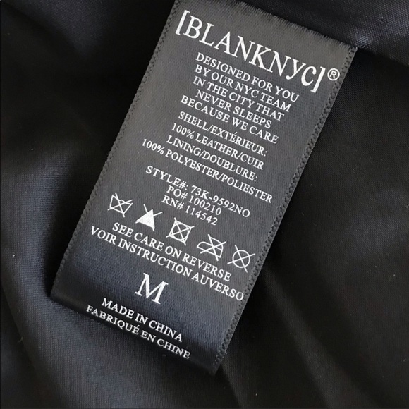 BLANK NYC Black 100% Suede Leather Moto Jacket - Picture 4 of 7